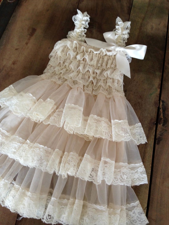 Flower Girl Dress Lace Flower girl dress Baby Lace Dress