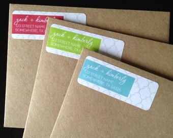 Moroccan Return Address Labels
