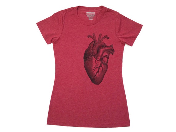 Anatomical Heart T Shirt Women S T Shirt By Countercouturedesign