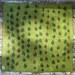 Vintage Handkerchief Autumn Handkerchief Jeanne Miller Leaf Handkerchief Green Hanky Hankie