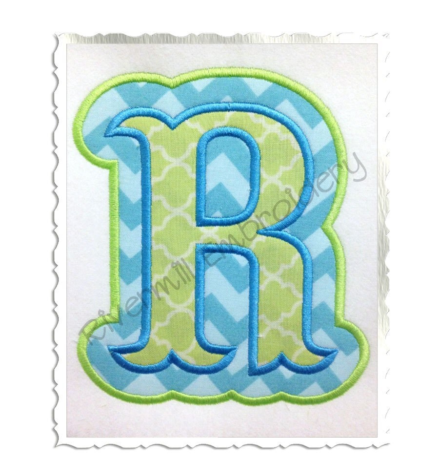double applique carnival style machine embroidery font carnival applique design