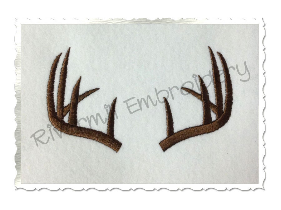 Machine Embroidery Design Deer Antlers Machine Embroidery Design Deer Antlers