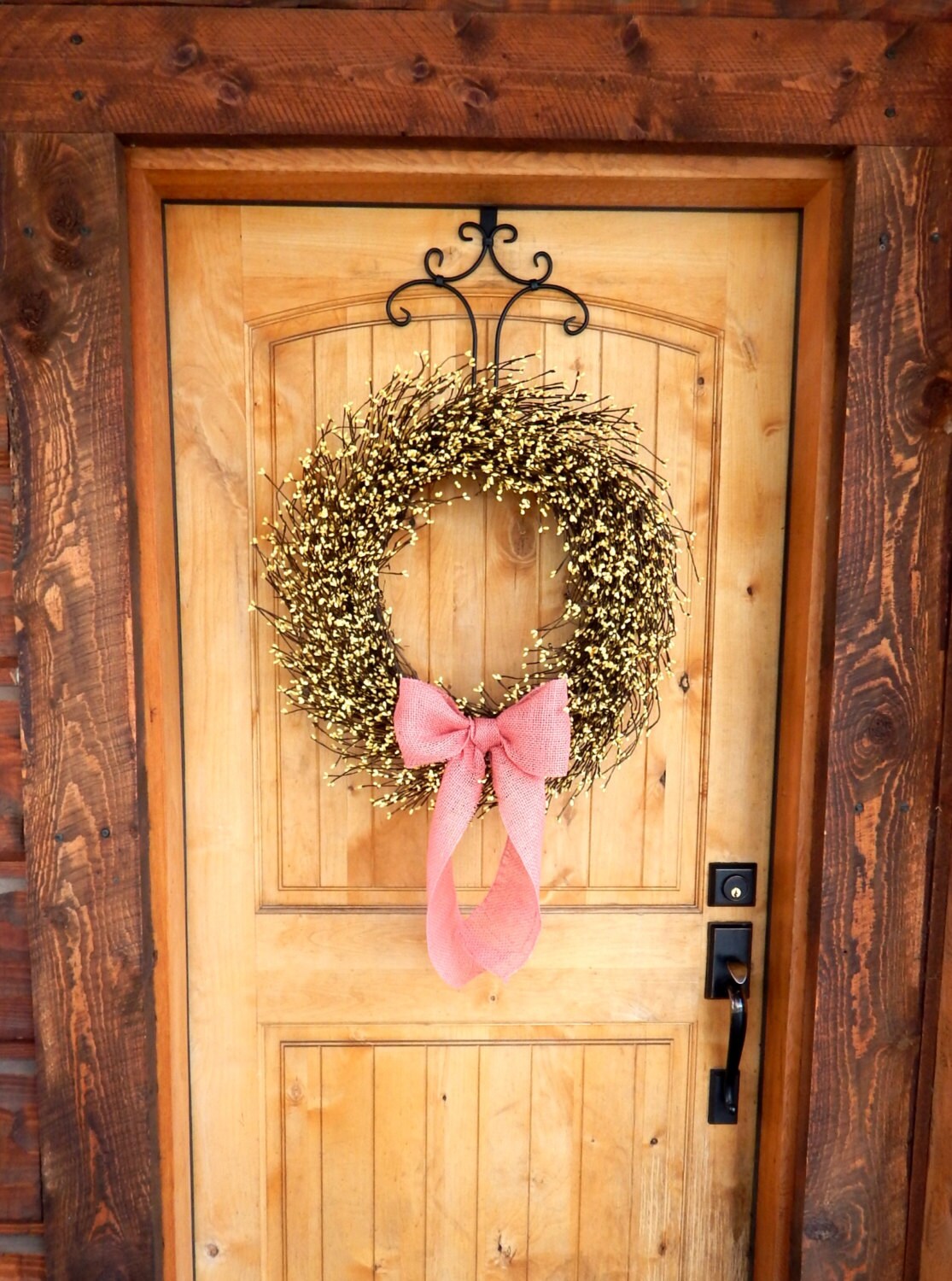 Easter door wreath rust фото 111