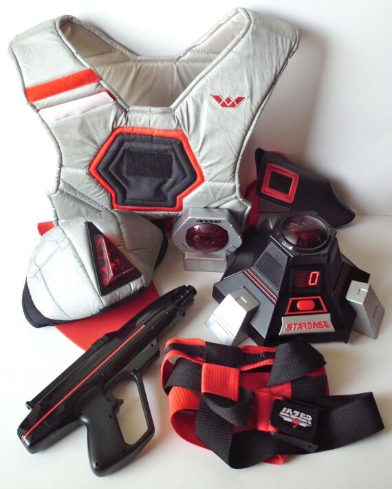 Vintage Worlds of Wonder Lazer Tag Game Accessories