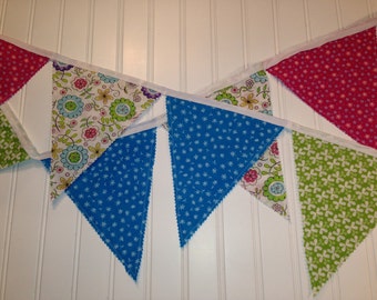 Fabric Bunting Bunting BannerBee Pennant Bee by ThirtySixDesign