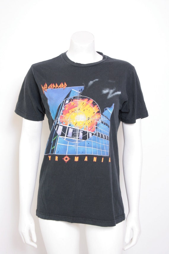 REDUCED Vintage Def Leppard Pyromania Concert Tee by thejunkhaus