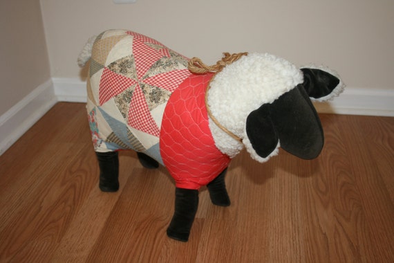 vintage stuffed sheep