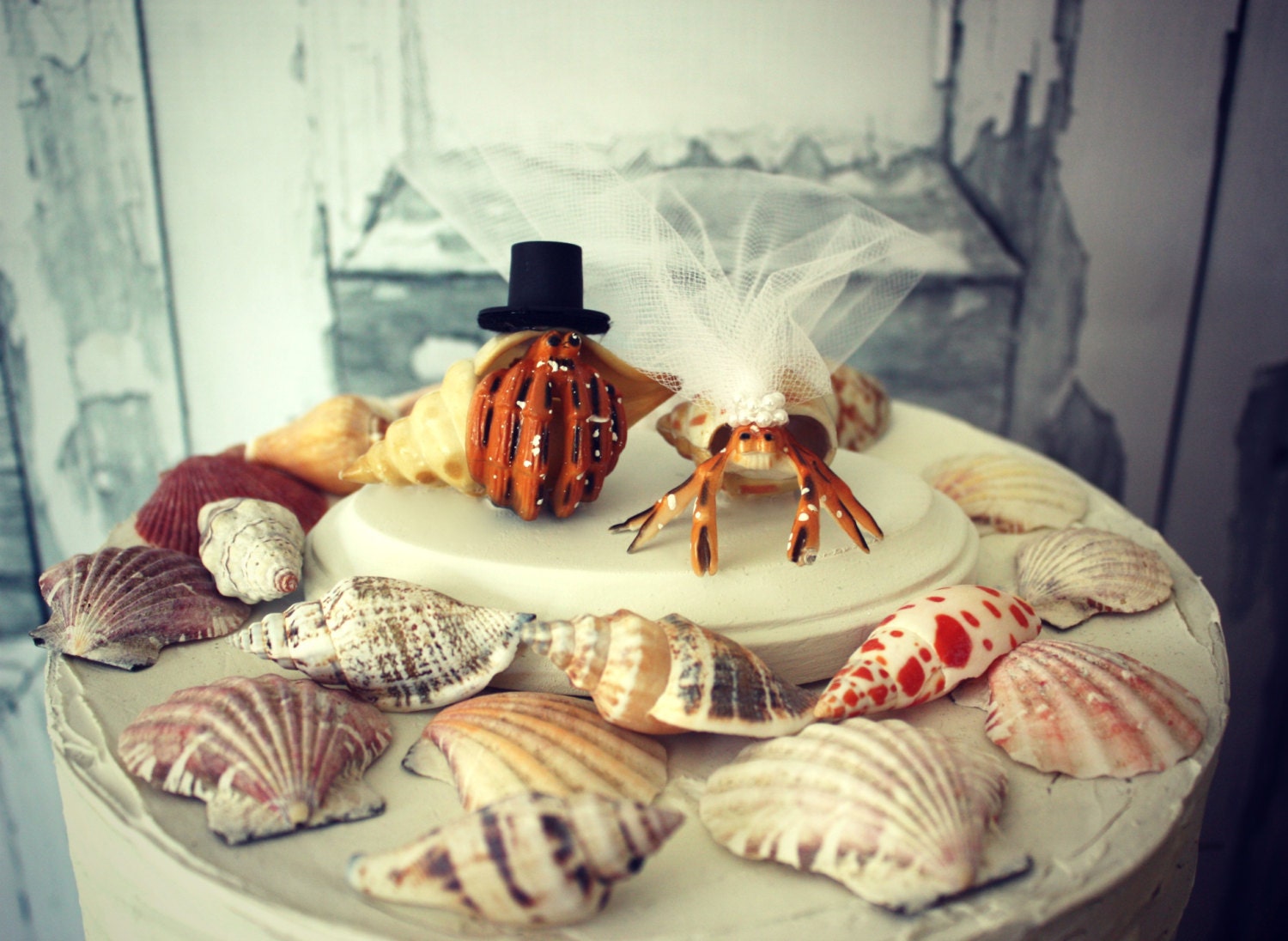 Hermit Crab Wedding Cake Topper Crab Wedding Cake