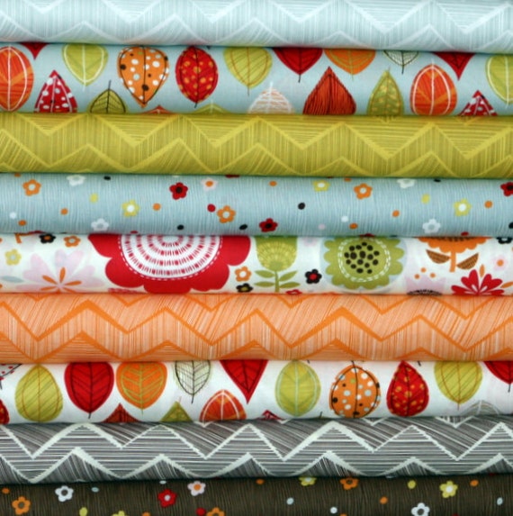 Fabric Bundle for quilt or craft Matilda by Alice Kennedy for Timeless Treasures 9 Half yards