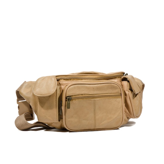 Extra Large Wheat Brown Fanny Pack Travel Bag Should Bag Women