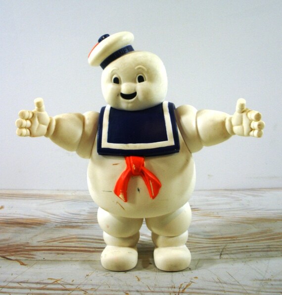 Vintage Ghostbusters Marshmallow Man Doll by VintageToyland