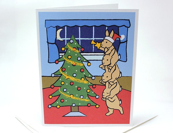Bunny Christmas Cards
