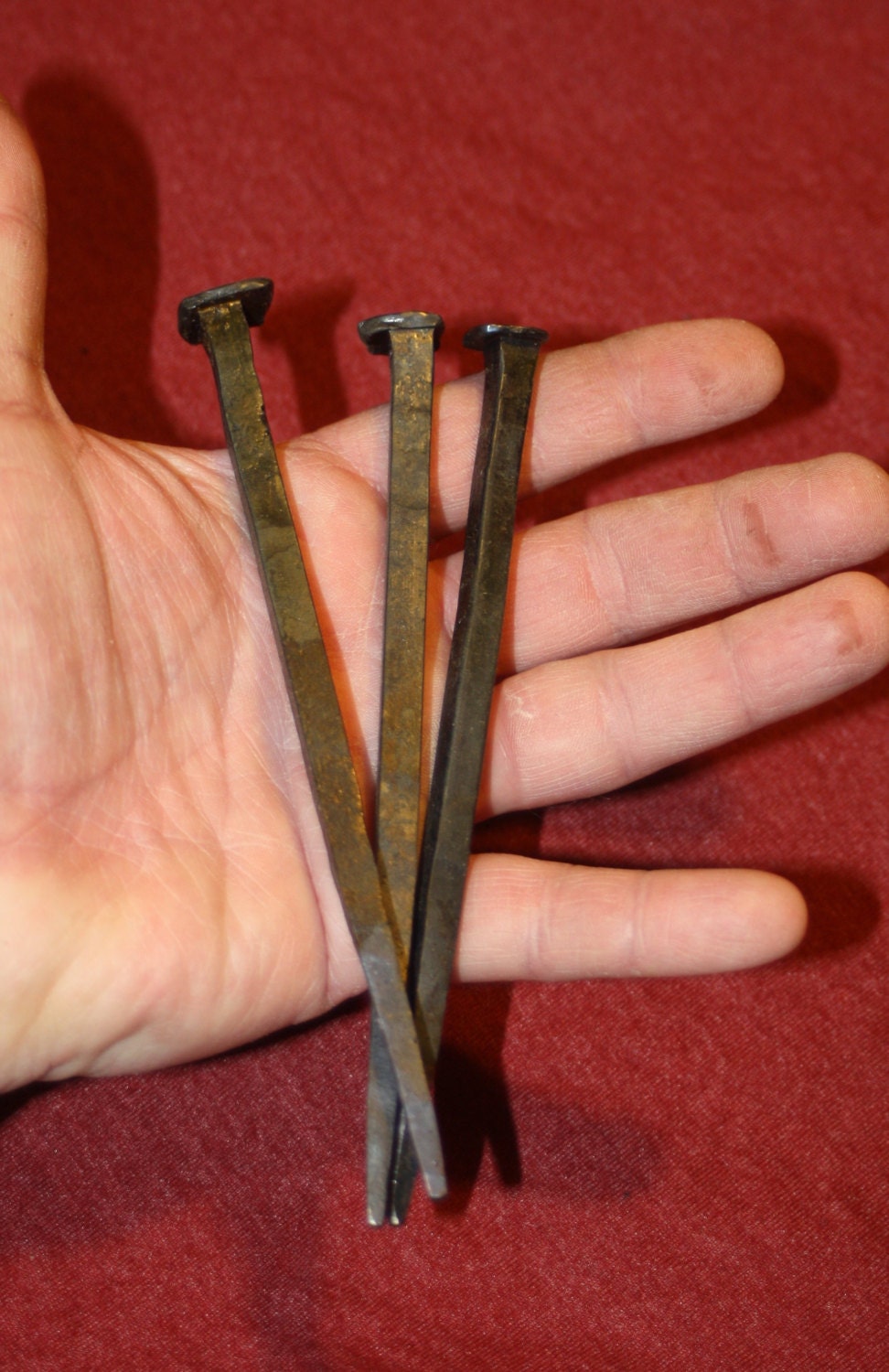 hand crucifixion nails set of 3