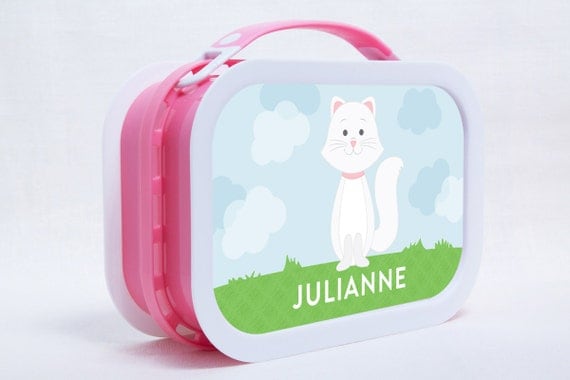 Personalized Lunchbox for Kids - Cat Lunchbox Il_570xn