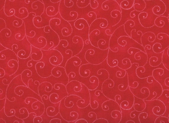 Red Fabric Marble Swirls by Moda Fabrics by thebusybeequilting