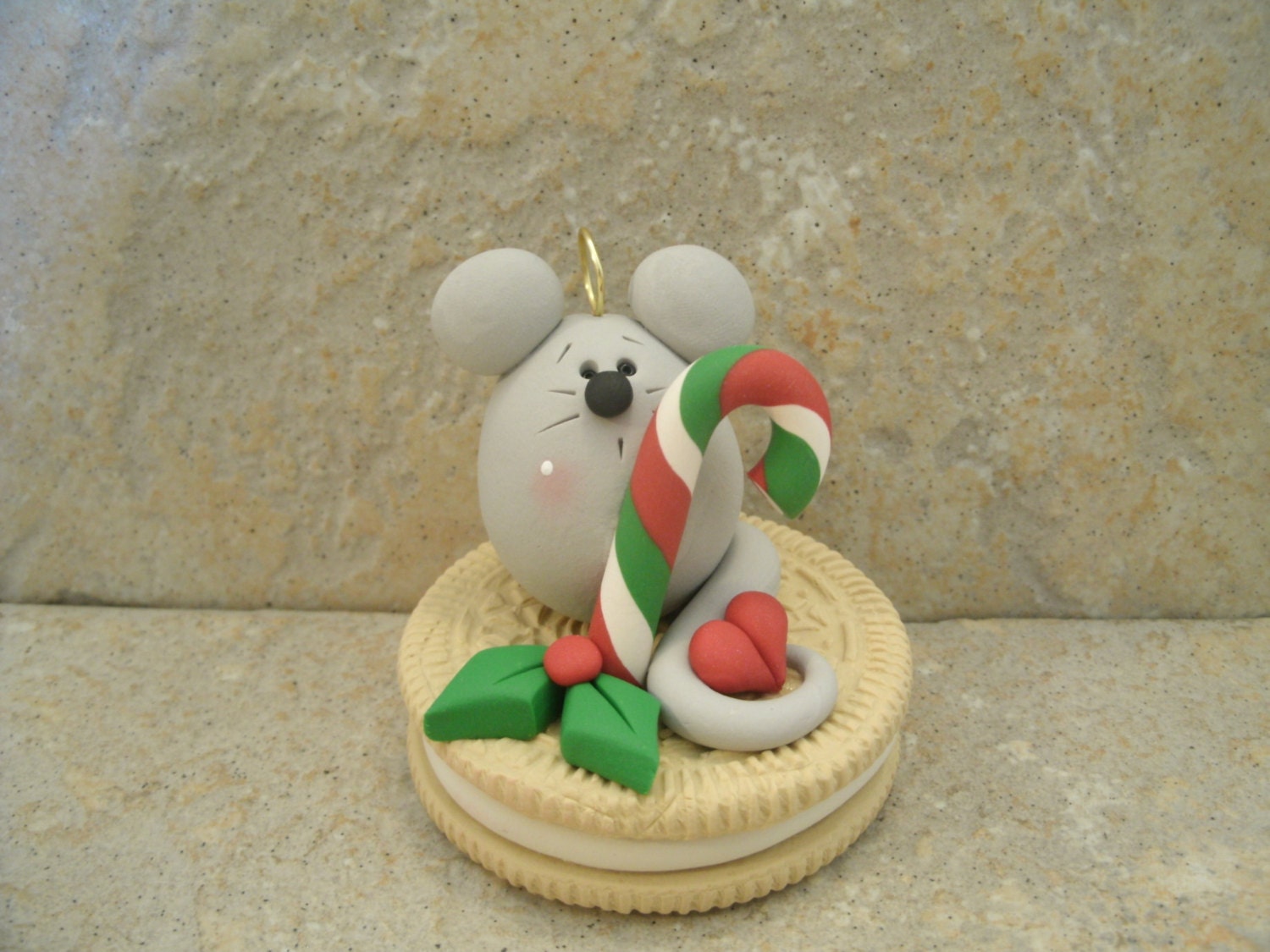mouse and oreo cookie christmas ornament by mouse and oreo cookie christmas ornament by