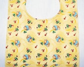 Large Adjustable Baby/Toddler Bib Cute Peter Rabbit Cotton print