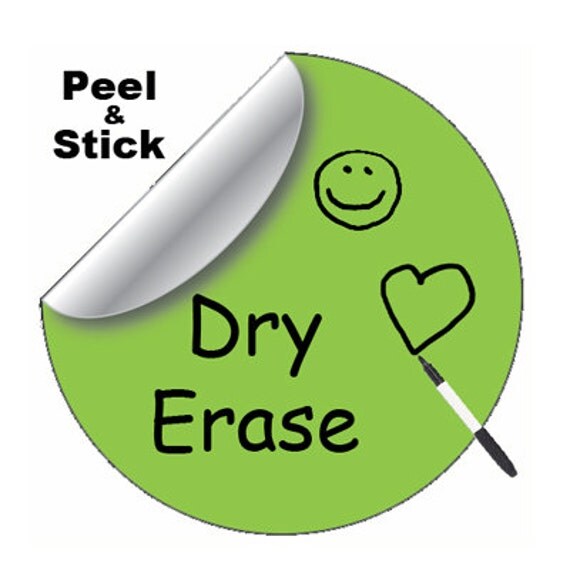 Dry Erase Dot Decals