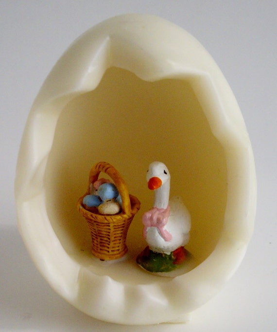 Vintage Wax Eggs Set Of 3 Dept 56 1980s