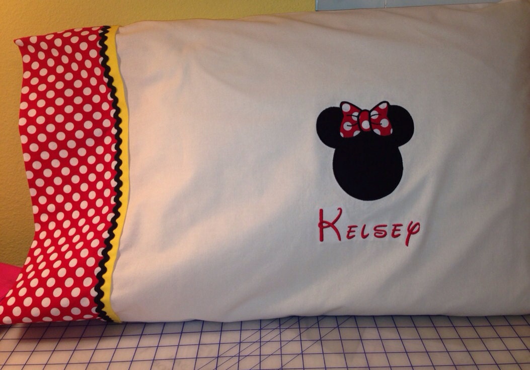 Disney Personalized PILLOWCASE Standard Size