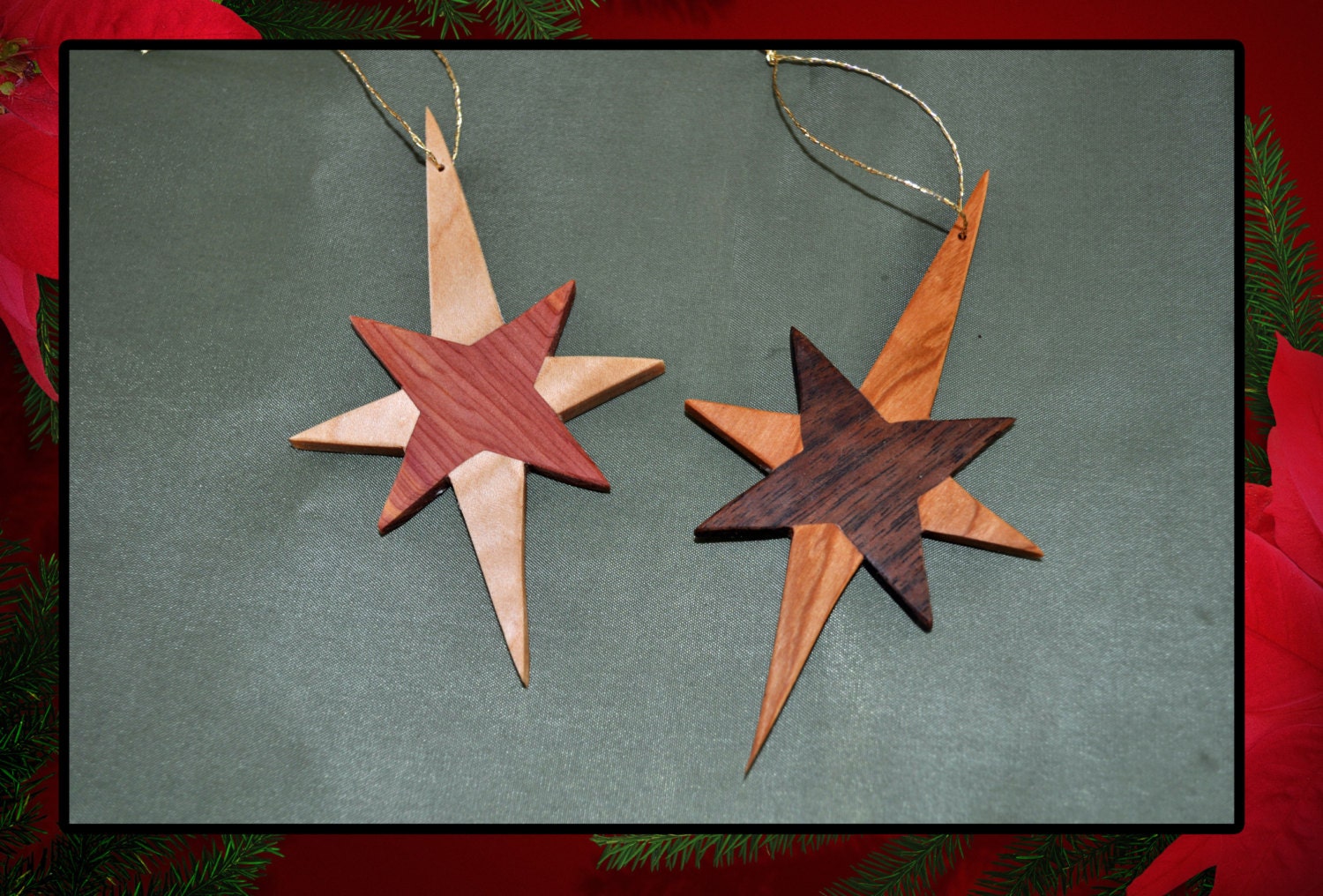 Christmas star ornaments - 2