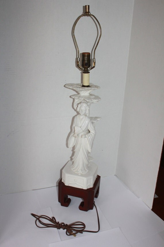 Vintage Lamp Japanese Style Beautiful Art Style Table Lamp