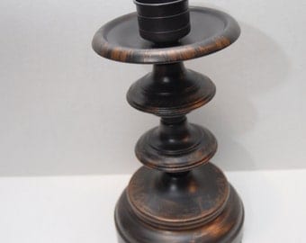 Candle Holder - Oil Rubbed Bronze & Copper Finish