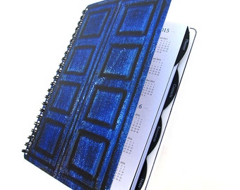 River Song 2017 2018 Daily Planner Dr. Who Tardis UpCycled Academic Student Agenda The Doctor Diary