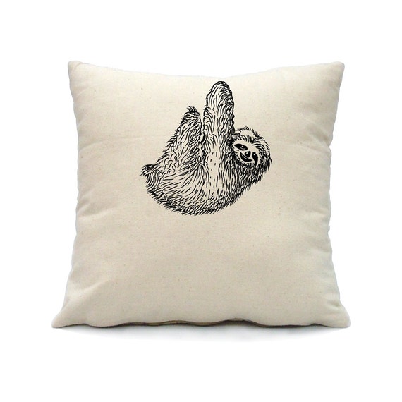 large sloth pillow