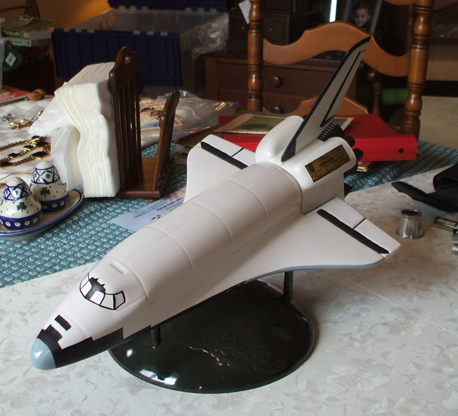 1986 Space Shuttle Jim Beam decanter with original box