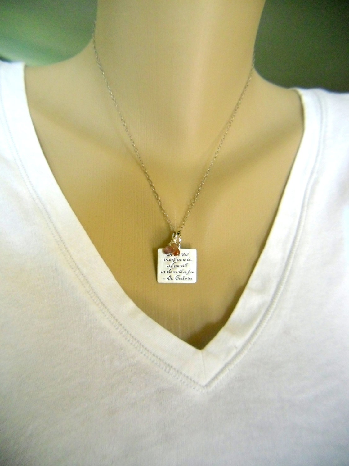 SALE Catholic Jewelry Religious Jewelry by YouCanQuoteMeOnThat