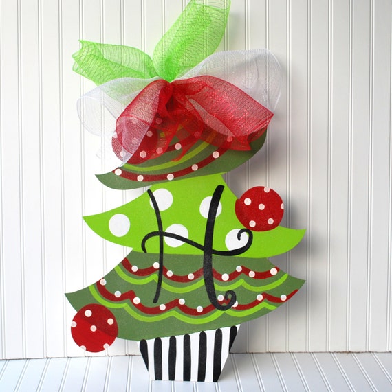 unfinished wood shape christmas tree door hanger christmas unfinished wood shape christmas tree door hanger christmas