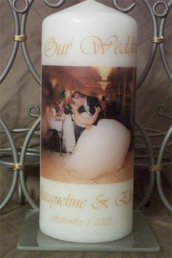 Wedding Candle Personalized Wedding Candle Custom Unity