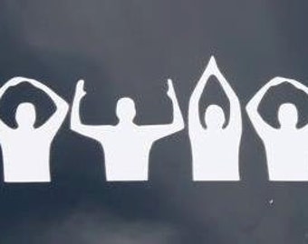 Ohio State O-H-I-O Silhouette Decal * Free Shipping!