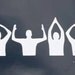 Ohio State O-H-I-O Silhouette Decal * Free Shipping!
