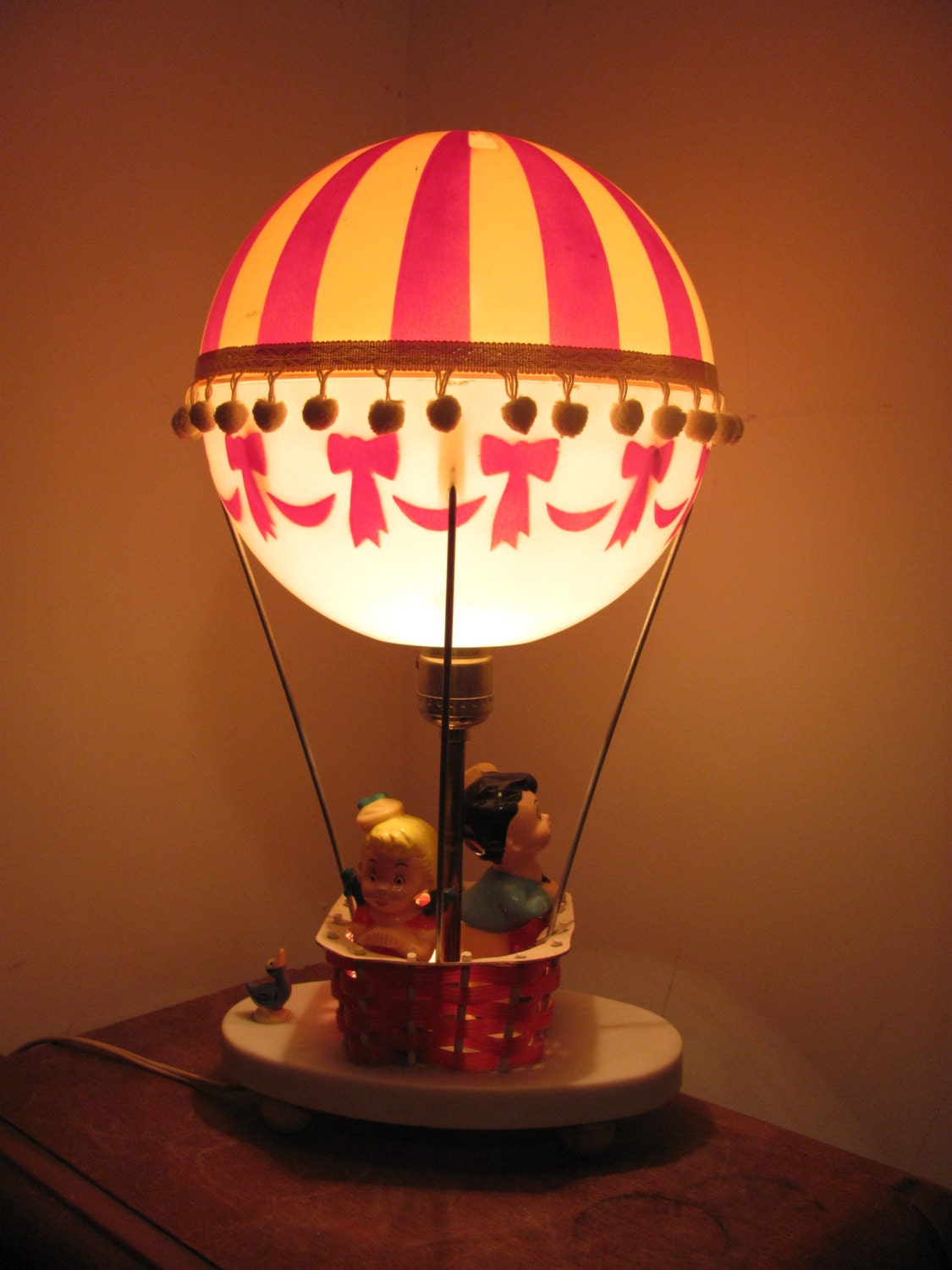 Vintage Hot Air Balloon Lamp Nightlight Dolly Toy Company