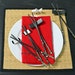 Vintage Chopsticks with Inlaid Mother of Pearl--Vintage Ebony/Ivory Chopsticks & Rests--Vintage--Antique Black Chopsticks--Vintage Gift