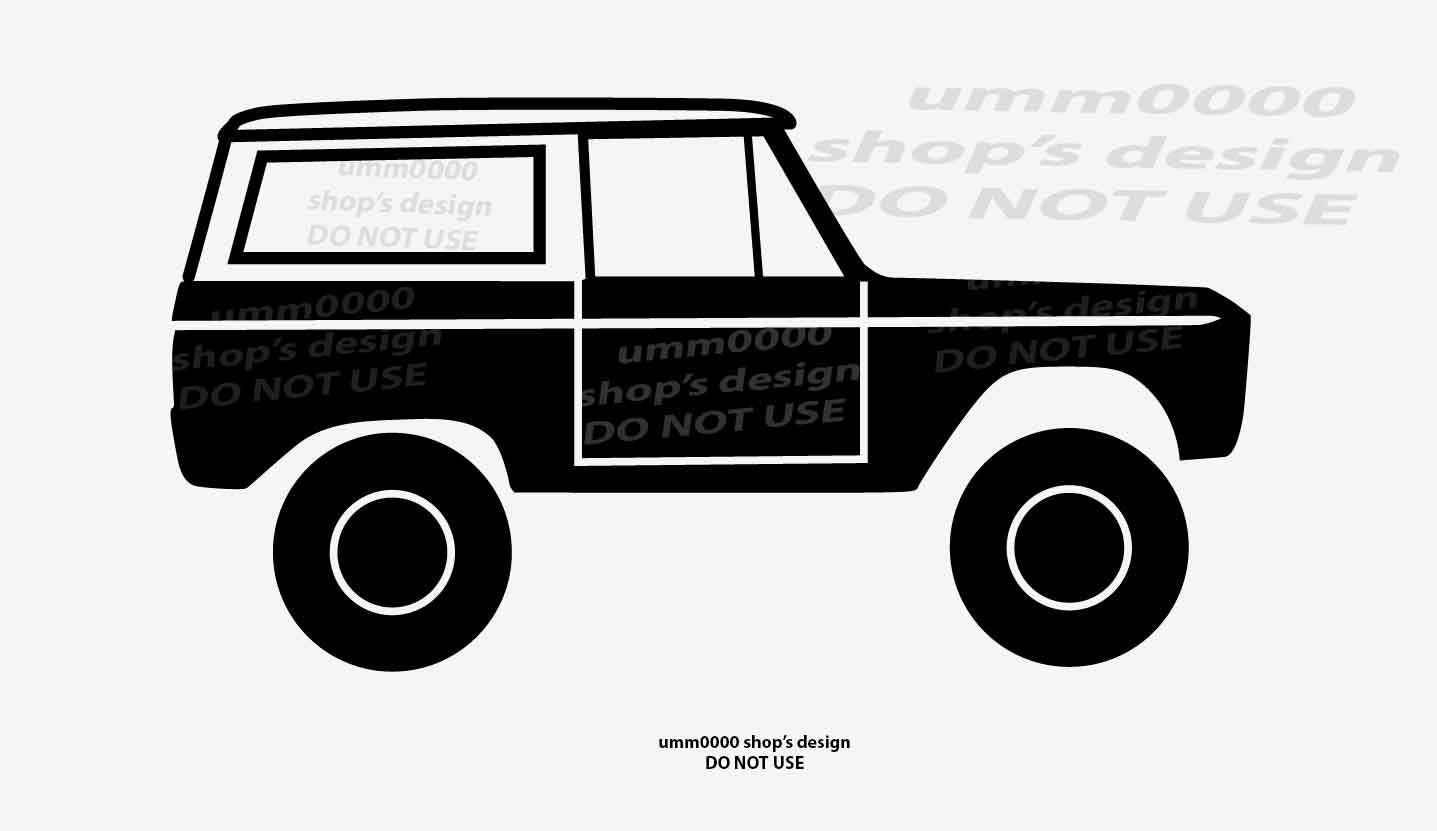 Ford bronco decal #4