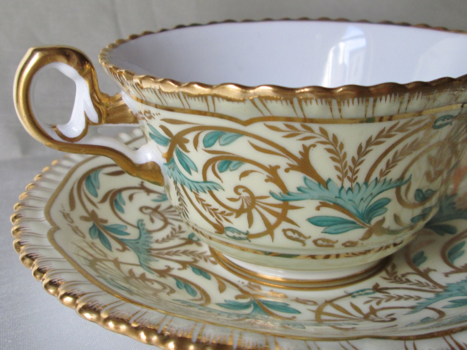 Vintage Hand Painted Spode Copeland China Reproduction of a