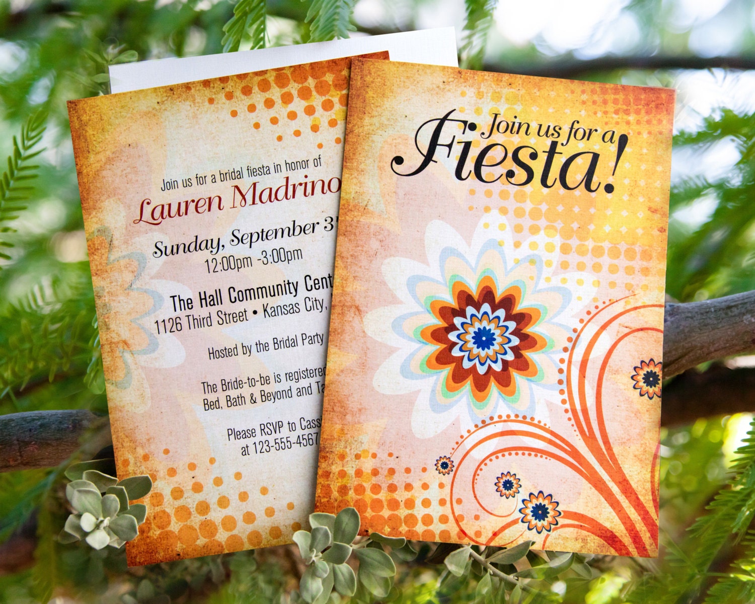 Fiesta Themed Wedding Invitations 5