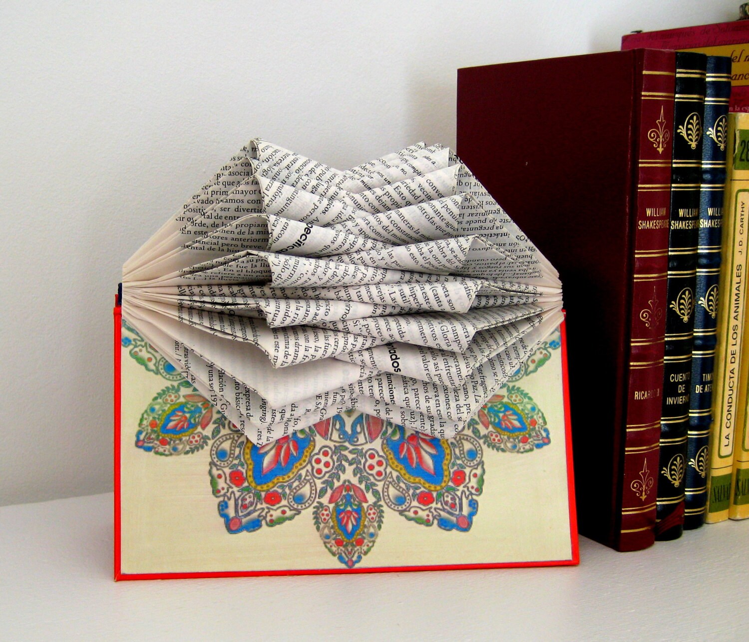 Paper Sculpture Twisted Book paper Sculpture Origami Book