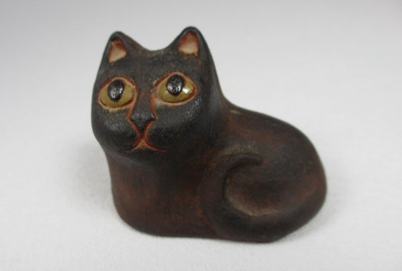 RESERVED FOR SONJA Thyssen Keramik  Denmark Stylized Cat 