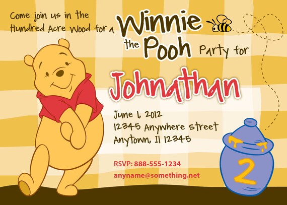 Winnie The Pooh Invitations Free 8