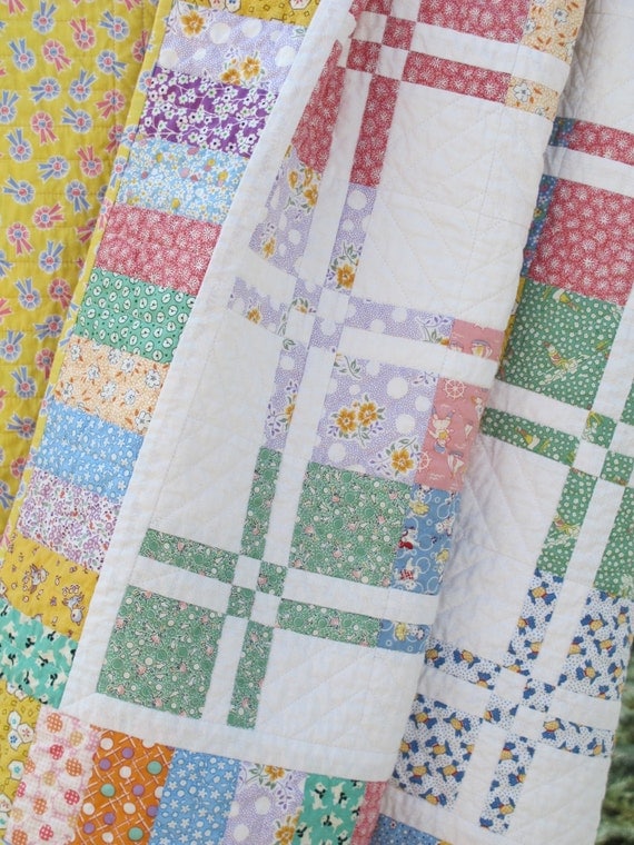 handcrafted-disappearing-four-patch-quilt