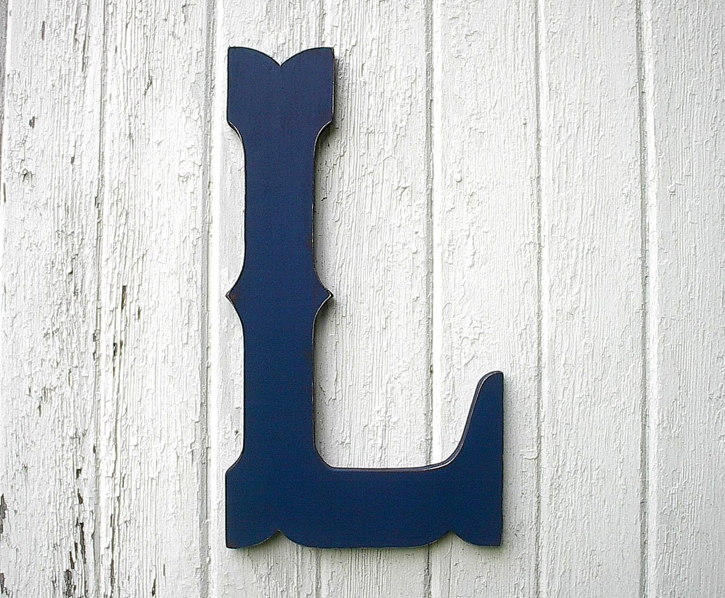 Rustic Wooden Letter L Western Cowboy style 18 inch Kids Wall