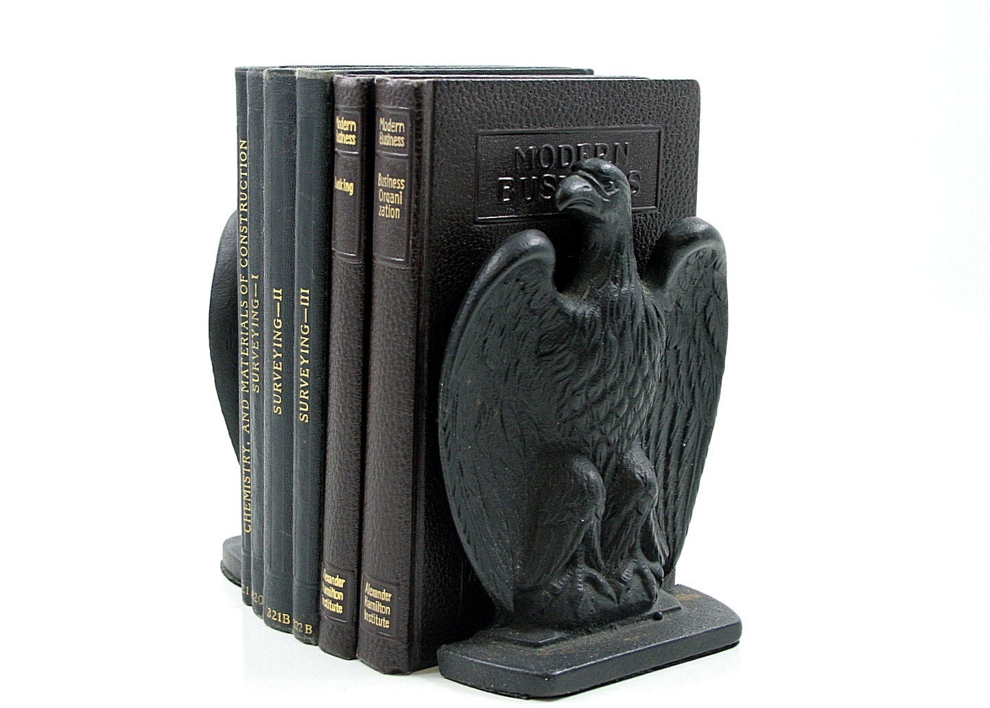 Cast Iron Eagle Bookends