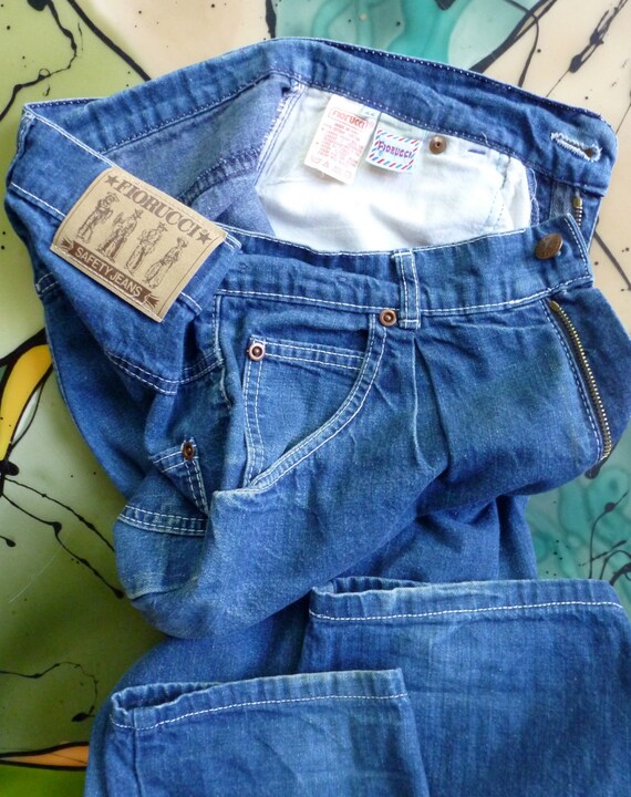 Fiorucci Safety Jeans 1982 High Rise Waisted Eighties Vintage
