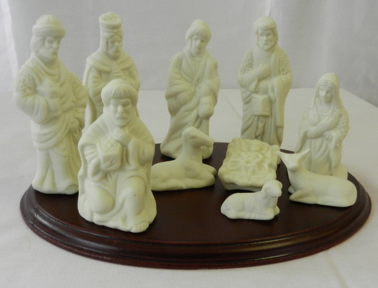 sale nativity set vintage white porcelain sale nativity set vintage white porcelain