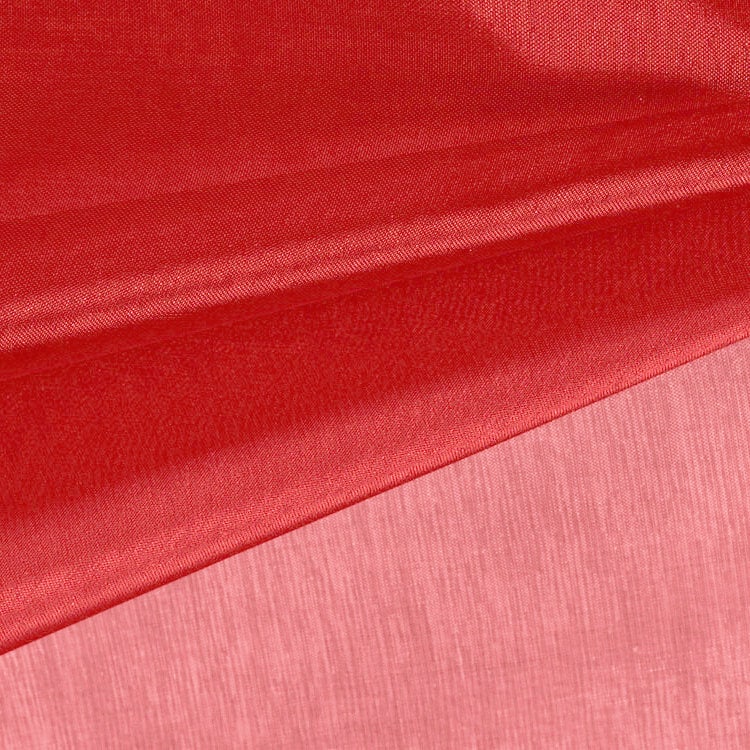 Regal Red Organza Fabric by the Yard Wedding Decoration