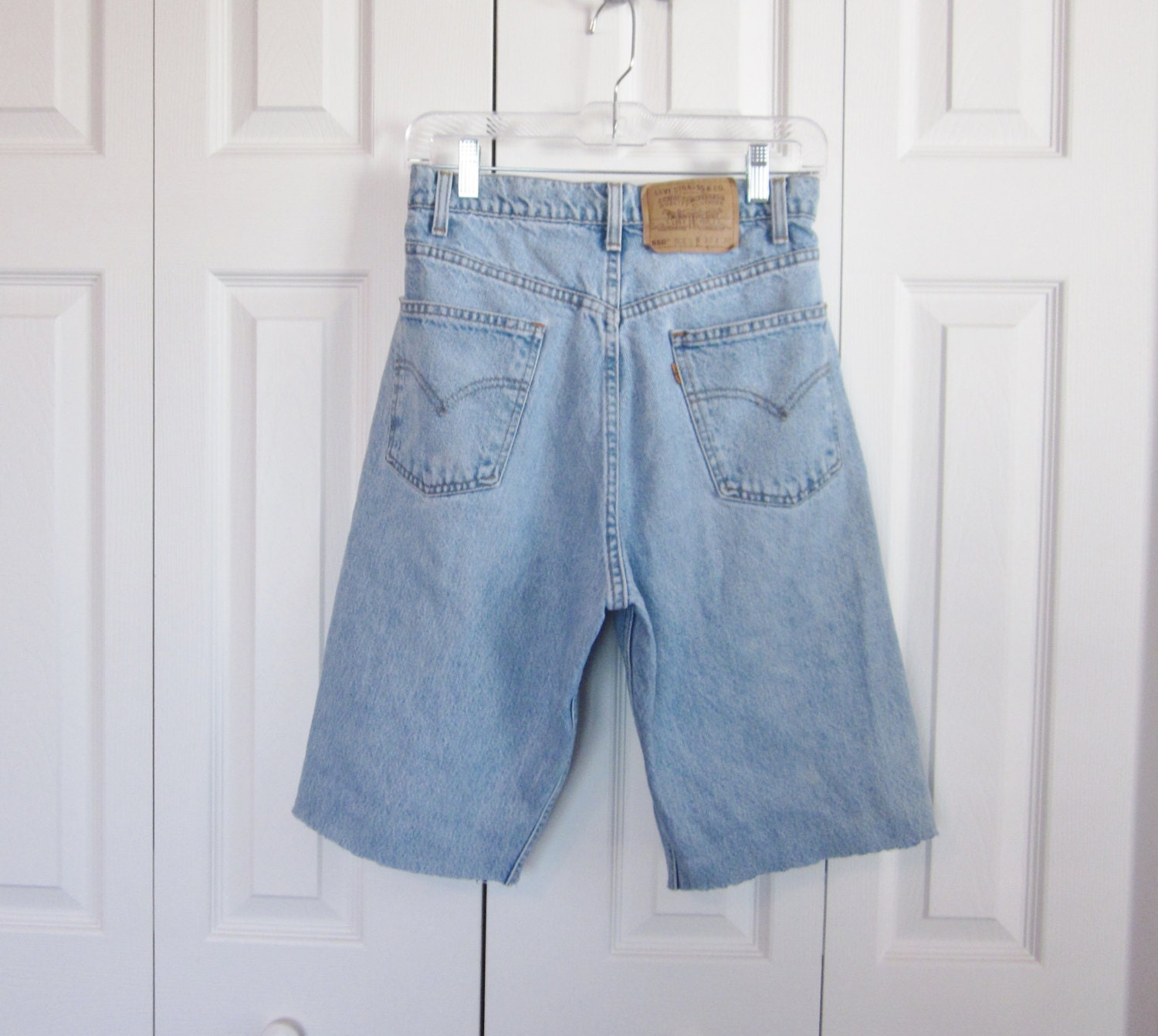 vintage levi cut off denim shorts